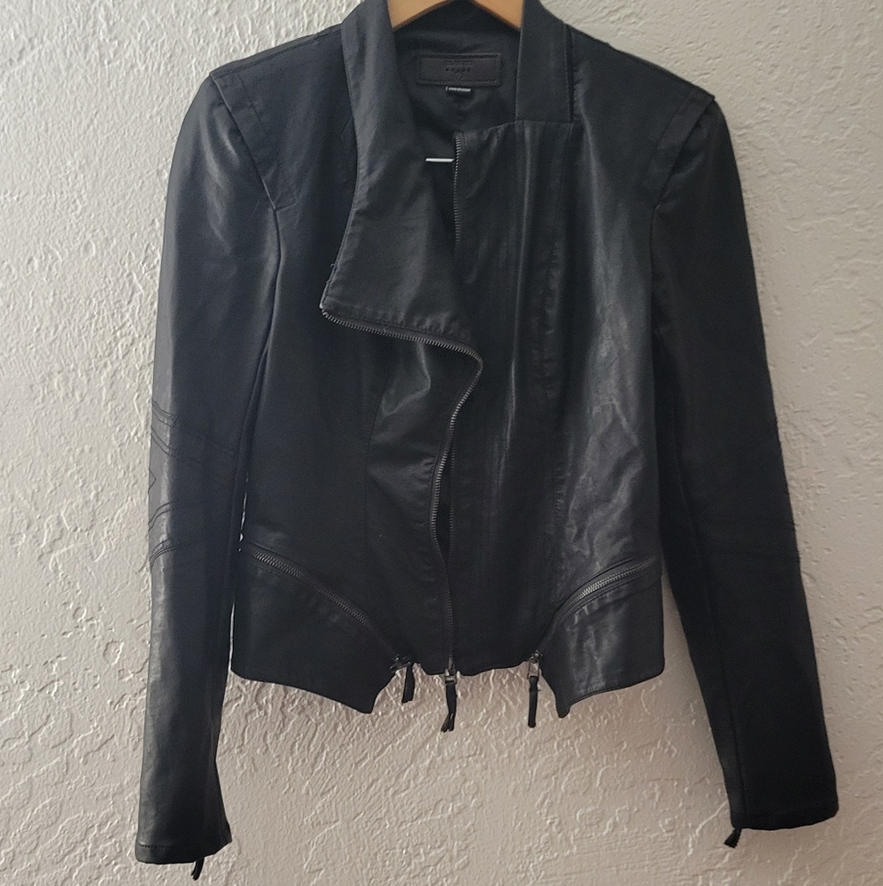 Blank NYC Faux Leather Jacket Size Small